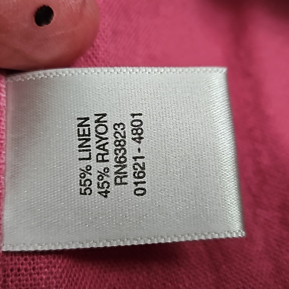 Linen blend top - Picture 3 of 7